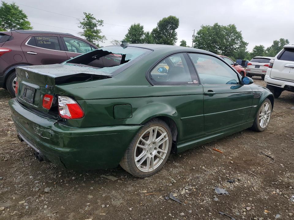 2005 BMW M3 VIN WBSBL93495PN61758 COPART salvage auction — REAR END, Nj - Cert Of Title-Salvage, sold $11,000 on 2026-07-06 (photo 3)