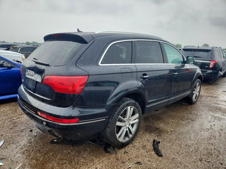 2012 Audi Q7 VIN WA1LGAFE4CD009647 COPART salvage auction — REAR END, Il - Salvage Certificate, sold $700 on 2026-07-23 (photo 3)