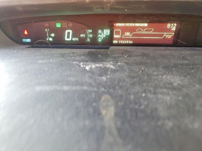 2013 Toyota Prius VIN JTDKN3DU2D1629431 COPART salvage auction — FRONT END, Fl - Cert Of Title Slvg Rebuildable, sold $725 on 2026-07-14 (photo 9)