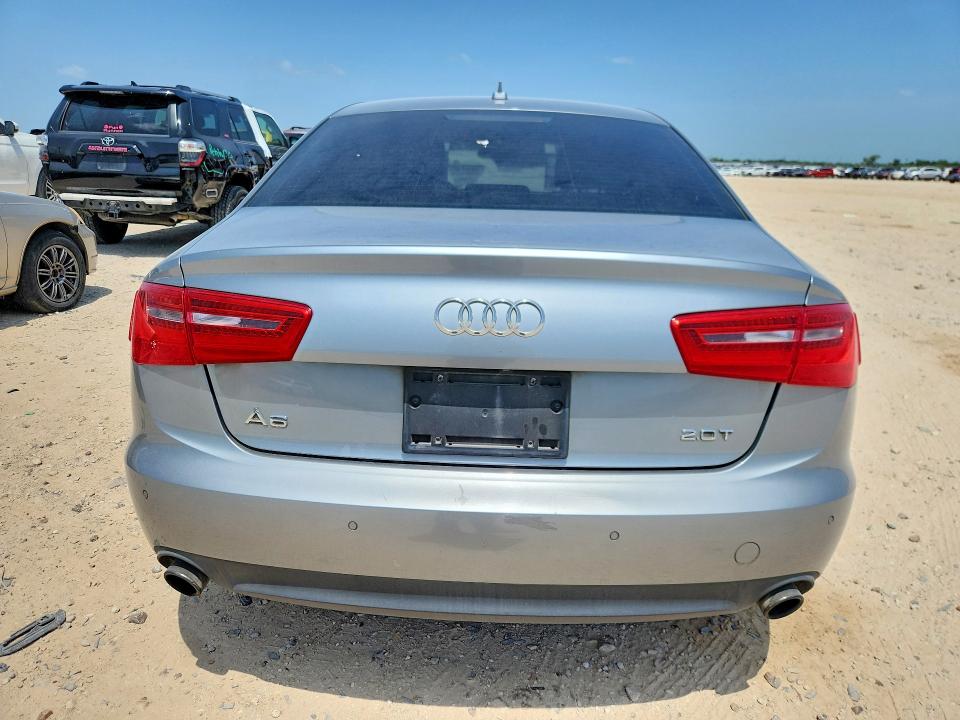 2012 Audi A6 VIN WAUDFAFC0CN154932 COPART salvage auction — REAR END, Tx - Certificate Of Title, sold $925 on 2026-07-30 (photo 6)