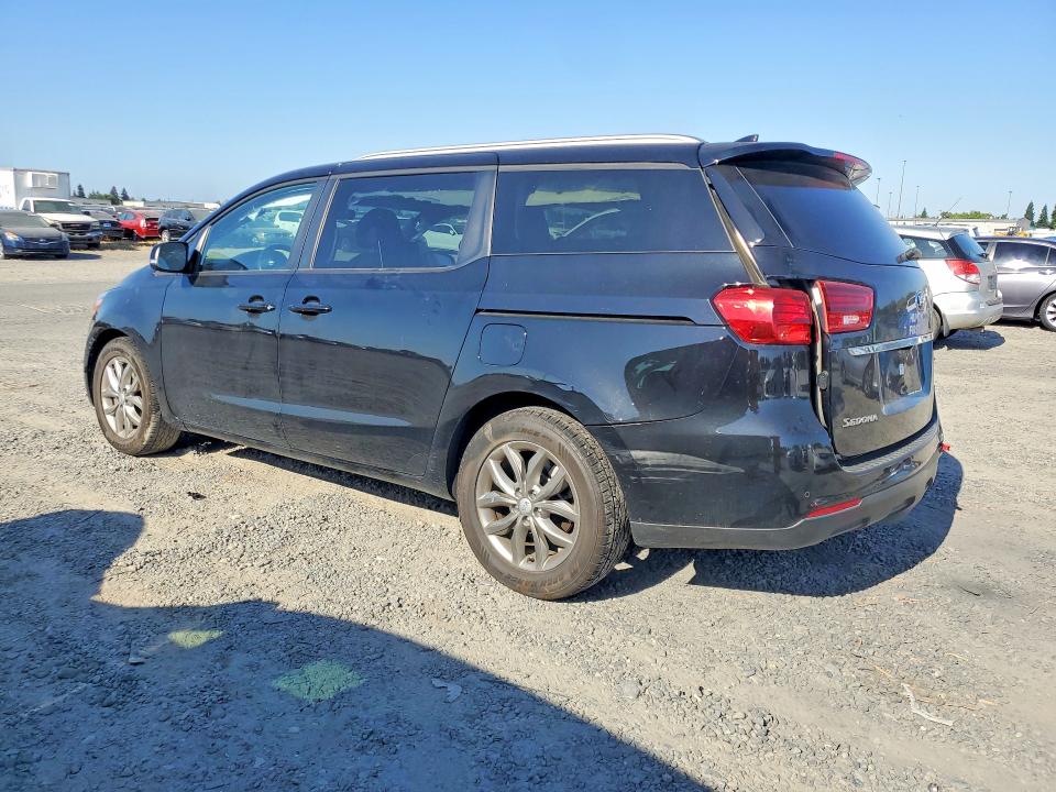 2020 Kia SEDONA VIN KNDMB5C19L6593470 COPART salvage auction — REAR END, Ca - Salvage Certificate, sold $3,600 on 2026-07-14 (photo 2)