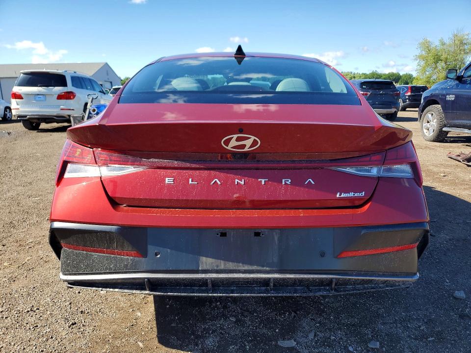 2024 Hyundai Elantra VIN KMHLP4DG3RU779631 COPART salvage auction — FRONT END, Oh - Certificate Of Title, sold $900 on 2026-07-20 (photo 6)