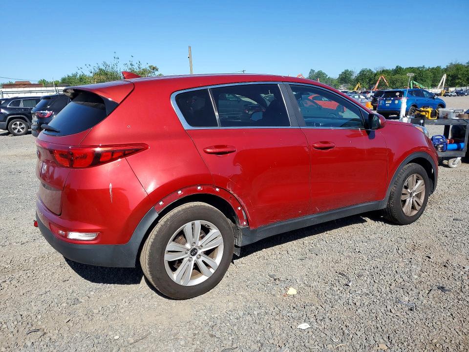 2018 Kia Sportage VIN KNDPM3AC8J7443177 COPART salvage auction — FRONT END, NJ - CERT OF TITLE-SALVAGE (P), sold $2,150 on 2026-07-02 (photo 3)