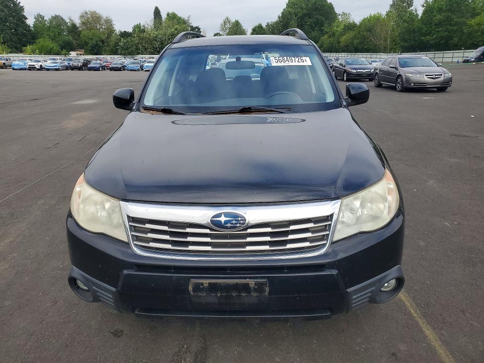 2010 Subaru Forester VIN JF2SH6CC6AH776633 COPART salvage auction — REAR END, Or - Salvage Title Certificate, sold $725 on 2026-07-27 (photo 5)