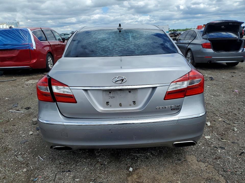 2012 Hyundai Genesis VIN KMHGC4DH0CU191800 COPART salvage auction — FRONT END, IL - SALVAGE CERTIFICATE, sold $225 on 2026-07-24 (photo 6)