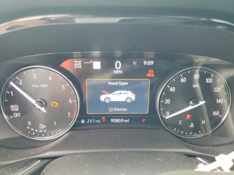2021 Buick Envision VIN LRBFZPR49MD149017 COPART salvage auction — FRONT END, Mn - Cert Of Title-Salvage, sold $4,500 on 2026-07-14 (photo 9)