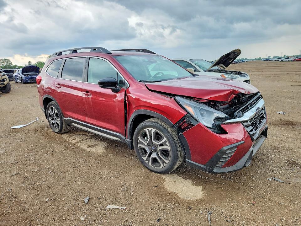 2024 Subaru Ascent VIN 4S4WMAUD0R3456136 COPART salvage auction — FRONT END, Il - Salvage Certificate, sold $8,400 on 2026-07-28 (photo 4)