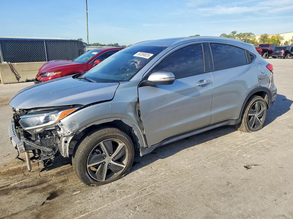 2021 Honda Hr-v VIN 3CZRU6H7XMM716577 COPART salvage auction — FRONT END, Fl - Cert Of Title-Rebuilt, sold $7,700 on 2026-07-28 (photo 1)