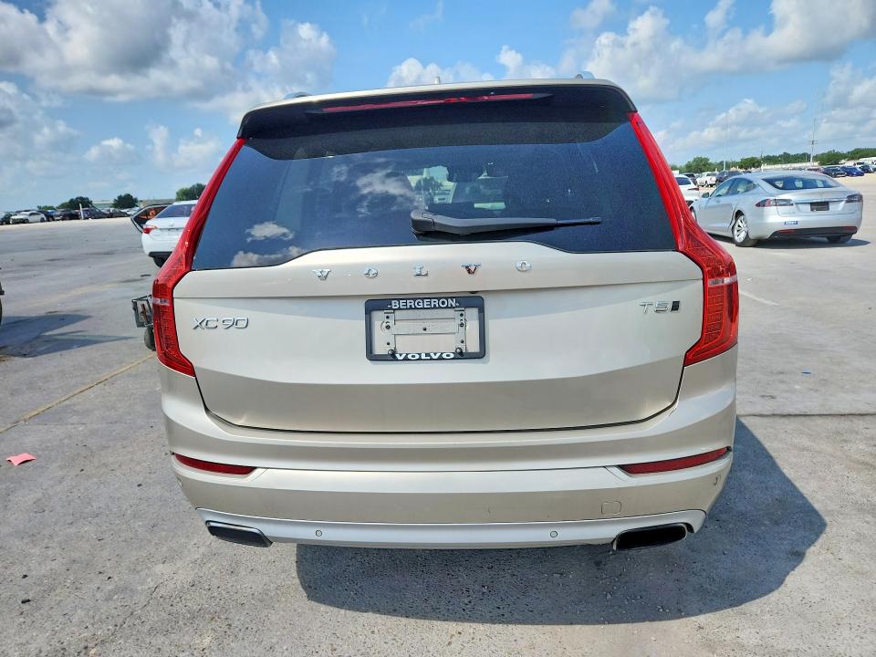 2016 Volvo Xc90 VIN YV4102XK7G1057076 COPART salvage auction — WATER/FLOOD, La - Cert Of Title-Salvage Flood, sold $3,500 on 2026-08-19 (photo 6)