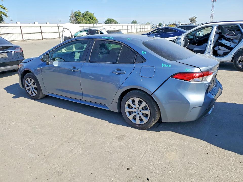2021 Toyota VIN JTDEPMAEXMJ150748 COPART salvage auction — REAR END, Ca - Salvage Certificate, sold $6,300 on 2026-07-31 (photo 2)