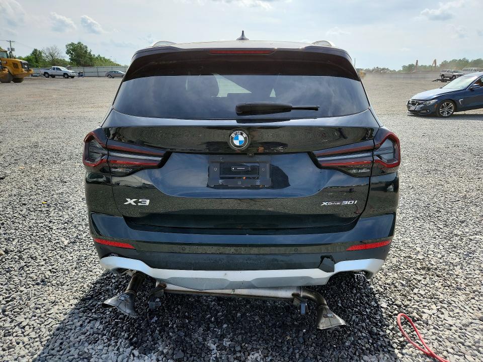2024 BMW X3 VIN 5UX53DP00R9U69414 COPART salvage auction — SIDE, Nj - Cert Of Title-Salvage, sold $375 on 2026-07-31 (photo 6)