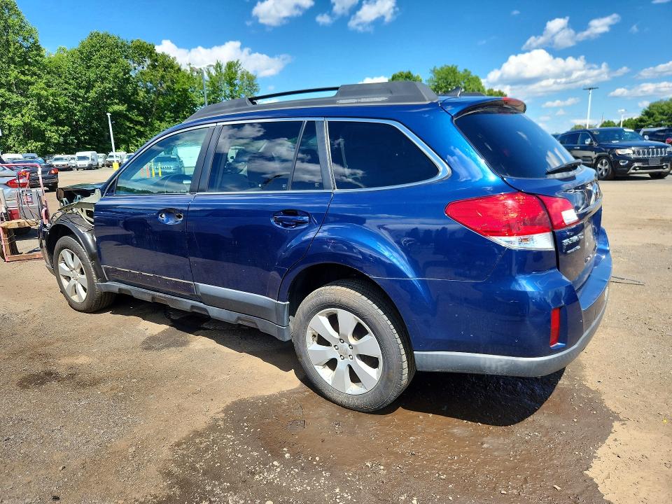 2011 Subaru Outback VIN 4S4BRBKC6B3323077 COPART salvage auction — FRONT END, Ct - Cert Of Title-Salvage, sold $850 on 2026-07-02 (photo 2)