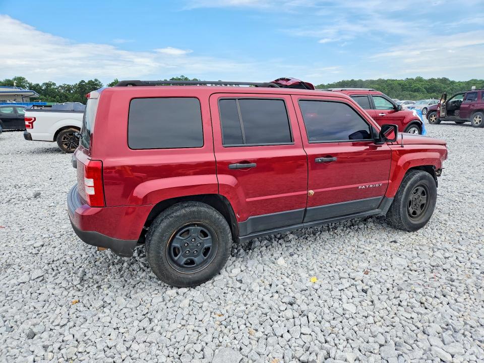2017 Jeep Liberty (patriot) VIN 1C4NJPBB4HD201396 COPART salvage auction — FRONT END, Ga - Cert Of Title-Salvage, sold $600 on 2026-07-09 (photo 3)