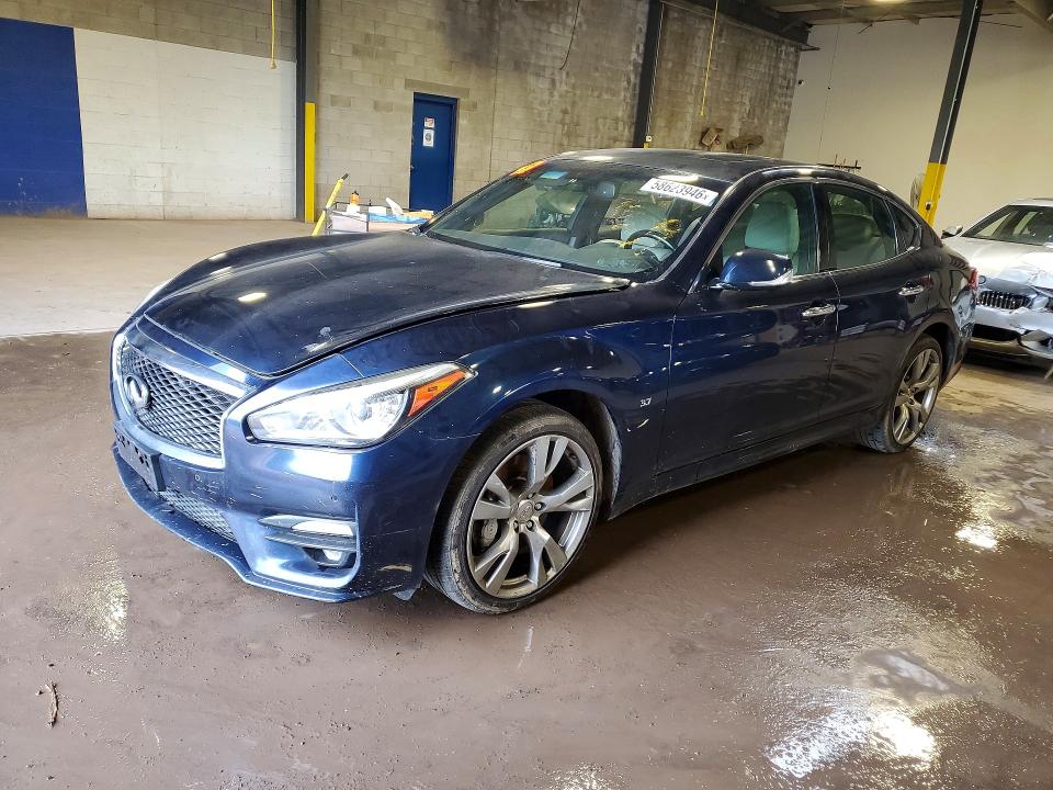 2015 Infiniti Q70 VIN JN1BY1AR3FM562760 COPART salvage auction — VANDALISM, Pa - Cert Of Salvage-Theft, sold $2,250 on 2026-07-29 (photo 1)