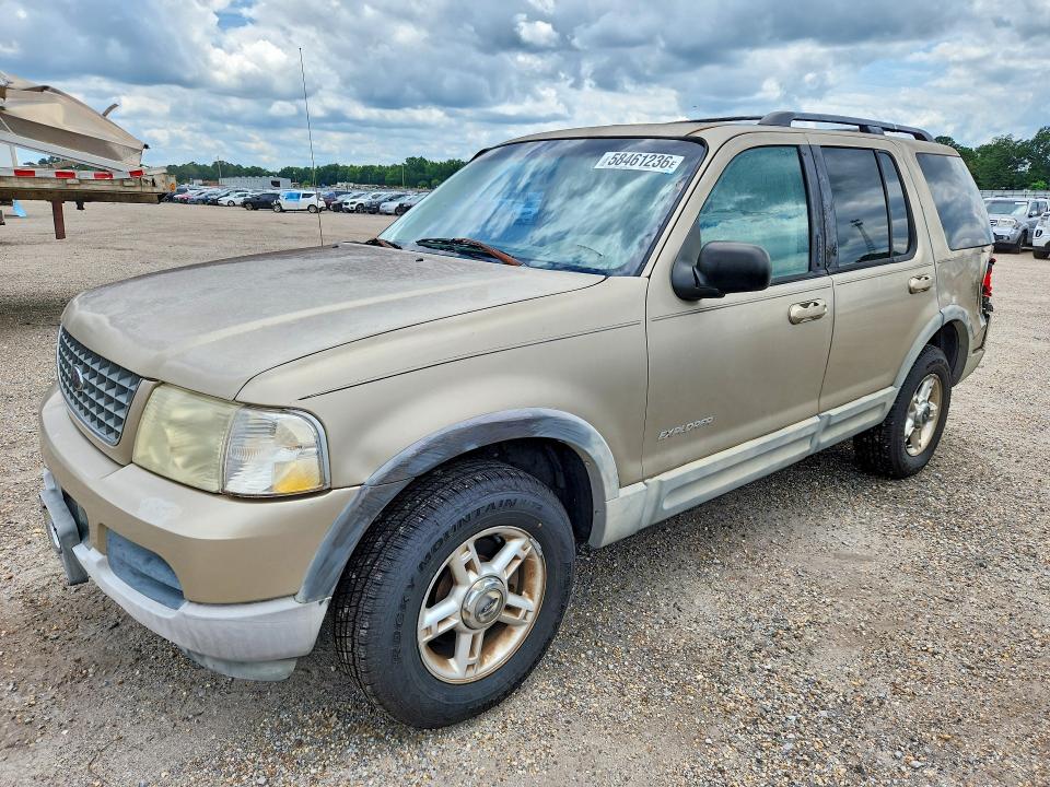 2002 Ford Explorer VIN 1FMZU63E72ZA56484 COPART salvage auction — REAR END, Fl - Cert Of Title Slvg Rebuildable, sold $225 on 2026-07-09 (photo 1)