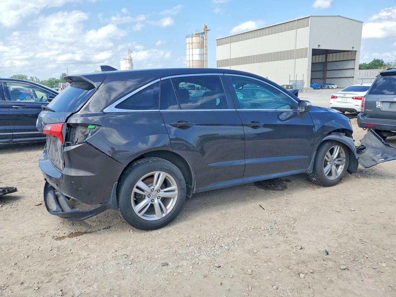 2014 Acura RDX VIN 5J8TB4H34EL013712 COPART salvage auction — Front End, KS - CERT OF TITLE-SALVAGE, sold $675 on 2026-07-09 (photo 3)