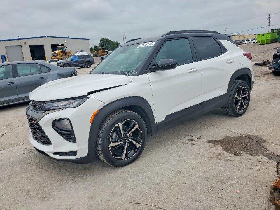 2022 Chevrolet VIN KL79MTSLXNB137119 COPART salvage auction — FRONT END, Ok - Cert Of Title-Salvage, sold $8,900 on 2026-07-28 (photo 1)