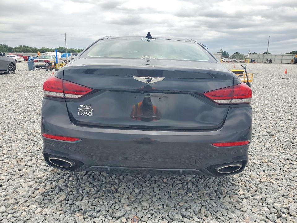 2019 Genesis G80 VIN KMHGN4JE1KU291830 COPART salvage auction — SIDE, FL - CERT OF TITLE SLVG REBUILDABLE, sold $2,650 on 2026-07-24 (photo 6)