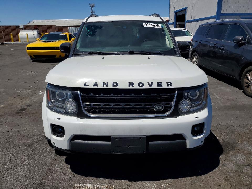 2016 Land rover Lr4 VIN SALAG2V68GA790489 COPART salvage auction — MINOR DENT/SCRATCHES, Nv - Certificate Of Title (P), sold $900 on 2026-07-29 (photo 5)