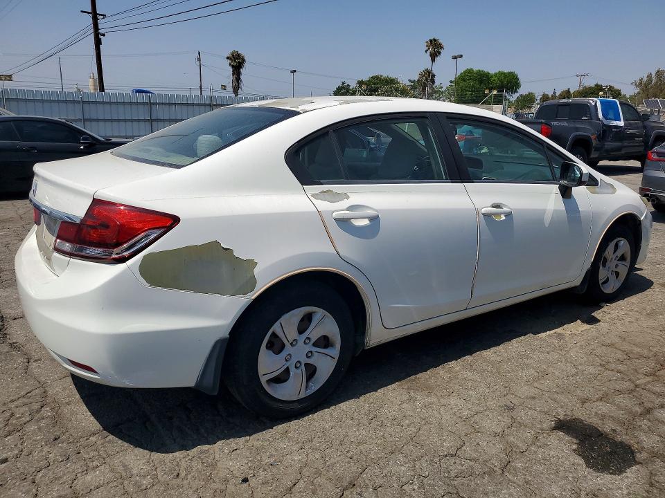 2015 Honda VIN 2HGFB2F54FH546731 COPART salvage auction — FRONT END, Ca - Salvage Certificate, sold $1,600 on 2026-07-02 (photo 3)
