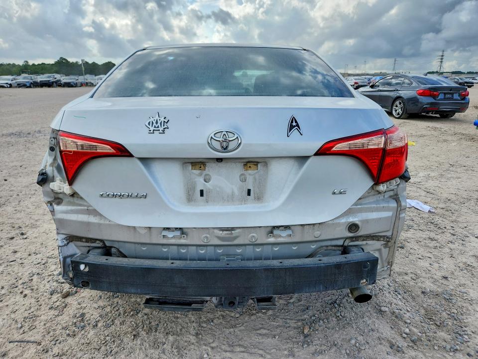 2017 Toyota VIN 5YFBURHE9HP599788 COPART salvage auction — REAR END, Tx - Salvage Vehicle Title, sold $3,750 on 2026-07-17 (photo 6)