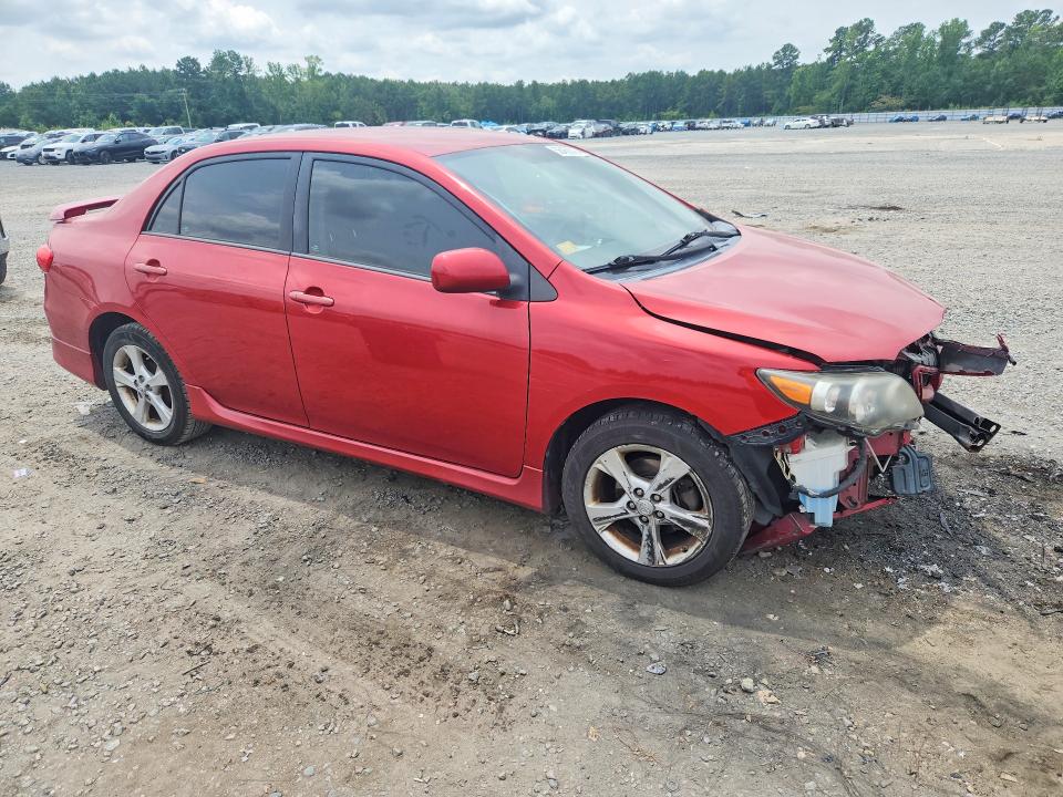 2012 Toyota Corolla VIN 5YFBU4EE4CP026037 COPART salvage auction — FRONT END, Nc - Salvage Certificate Of Title, sold $2,100 on 2026-07-20 (photo 4)