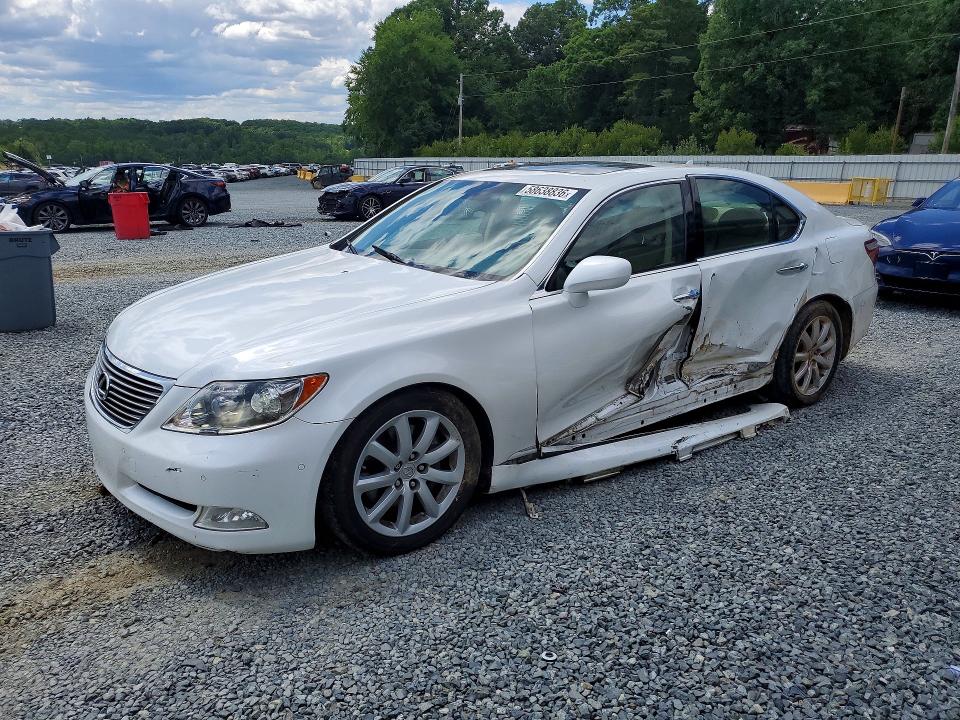 2009 Lexus Ls VIN JTHBL46F195091278 COPART salvage auction — SIDE, Nc - Salvage Certificate Of Title, sold $975 on 2026-07-23 (photo 1)
