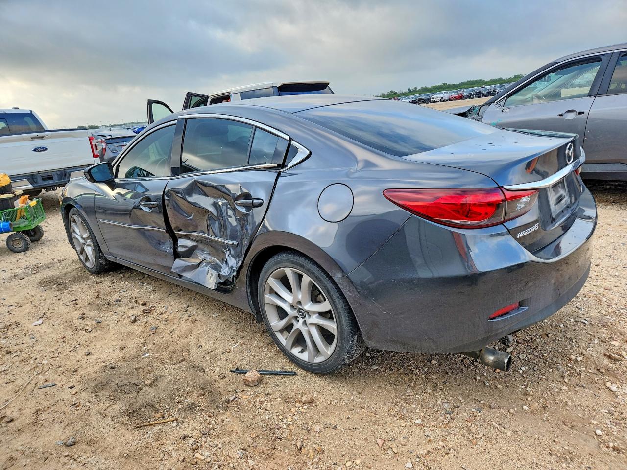 2014 Mazda 6 VIN JM1GJ1T65E1127572 COPART salvage auction — Side, Ct - Clean Title, sold $2,650 on 2026-07-09 (photo 2)