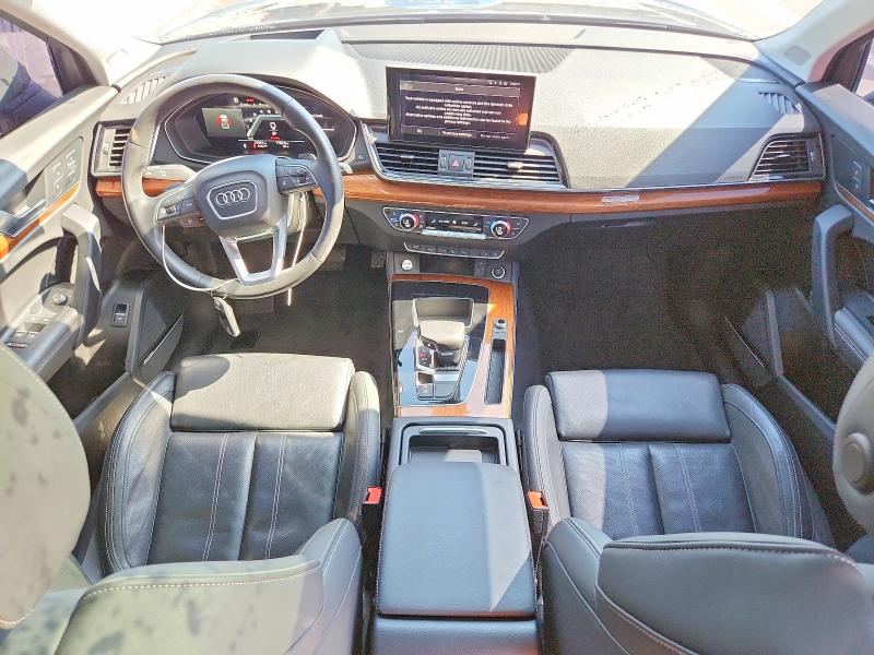 2022 Audi Q5 VIN WA1FAAFY1N2050924 COPART salvage auction — SIDE, TN - SALVAGE CERTIFICATE, sold $13,700 on 2026-07-29 (photo 8)