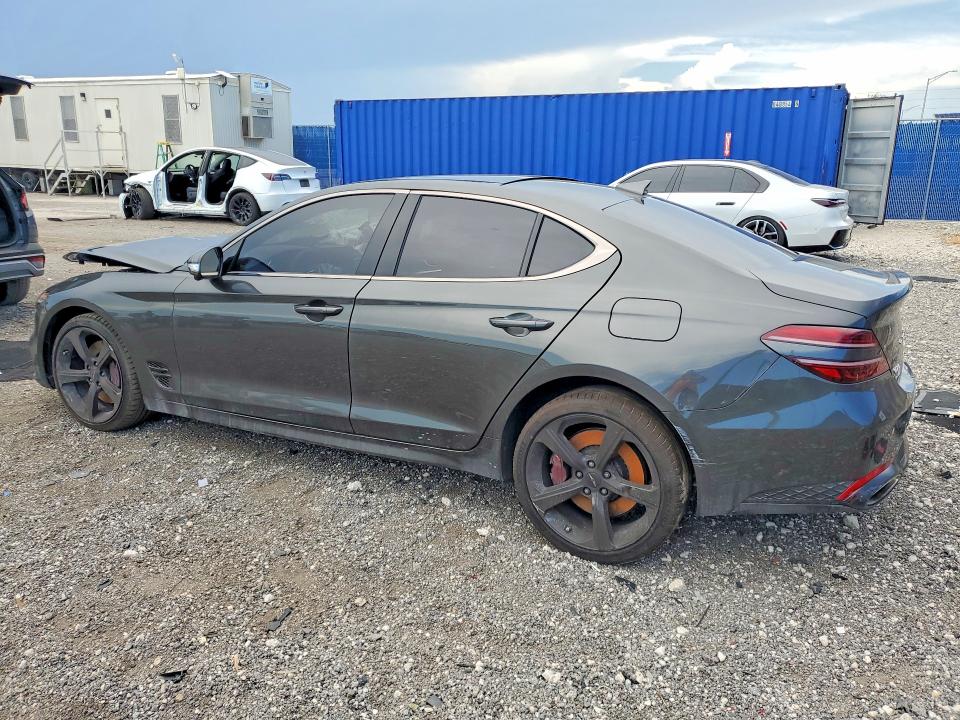 2026 Genesis G70 VIN KMTG44SE4TU172890 COPART salvage auction — FRONT END, Fl - Certificate Of Title, sold $5,600 on 2026-07-07 (photo 2)