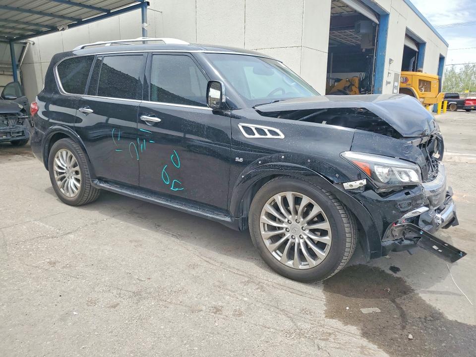 2016 Infiniti VIN JN8AZ2NE2G9122640 COPART salvage auction — FRONT END, TX - SALVAGE VEHICLE TITLE, sold $3,100 on 2026-07-06 (photo 4)