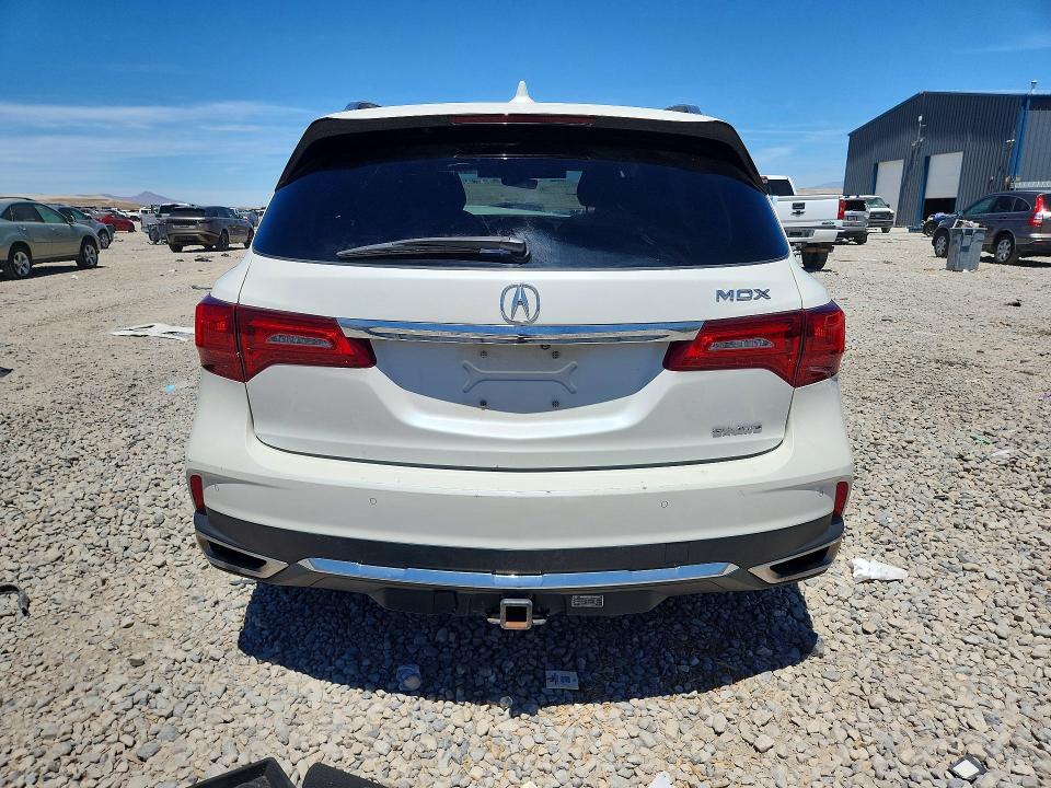 2018 Acura VIN 5J8YD4H98JL025215 COPART salvage auction — FRONT END, Ut - Salvage Certificate, sold $4,000 on 2026-07-31 (photo 6)