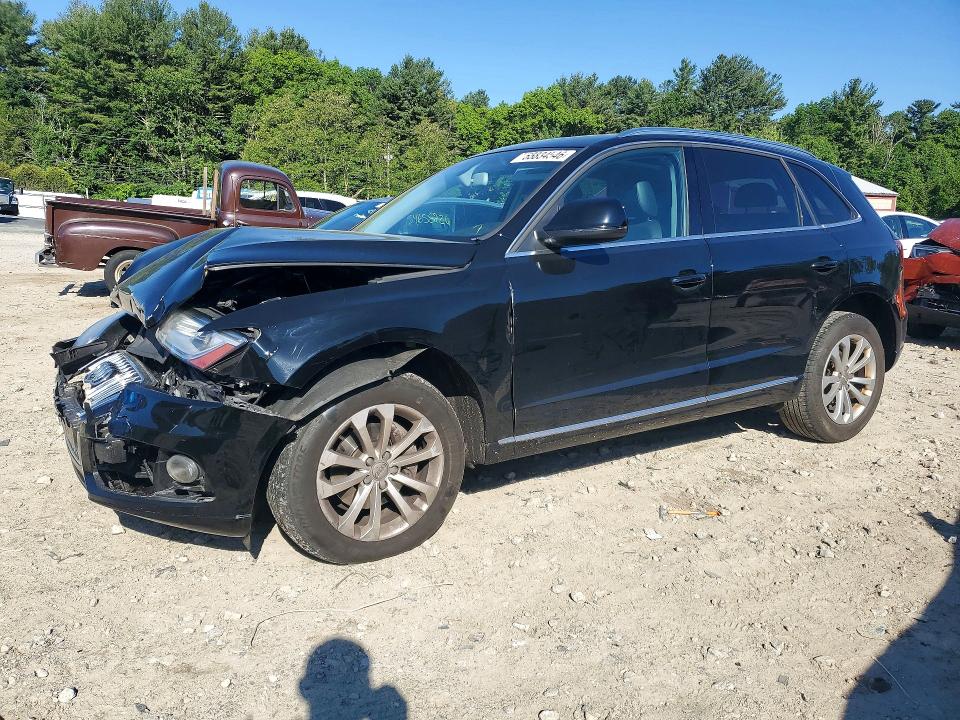 2014 Audi Q5 VIN WA1CFAFP5EA050569 COPART salvage auction — FRONT END, Ma - Cert Of Title-Reconstrctd Coll, sold $1,750 on 2026-07-09 (photo 1)