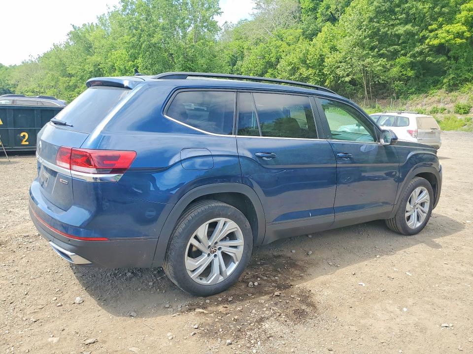2021 Volkswagen Atlas VIN 1V2KR2CAXMC607220 COPART salvage auction — FRONT END, Ny - Mv-907A Salvage Certificate, sold $5,300 on 2026-07-02 (photo 3)