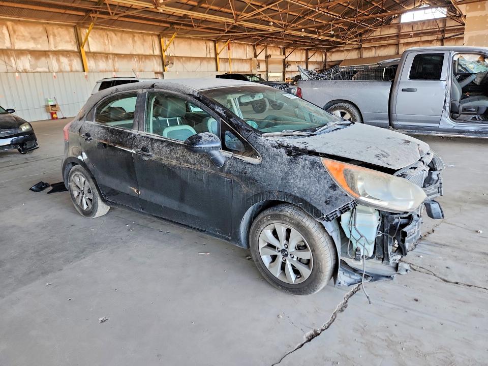 2017 Kia Rio VIN KNADN5A30H6027701 COPART salvage auction — FRONT END, Az - Certificate Of Title (P), sold $700 on 2026-07-13 (photo 4)