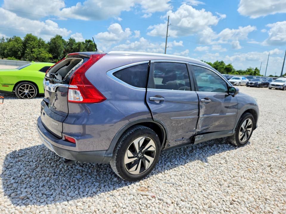 2016 Honda VIN 5J6RM3H93GL016485 COPART salvage auction — REAR END, Tx - Salvage Vehicle Title, sold $4,800 on 2026-07-02 (photo 3)