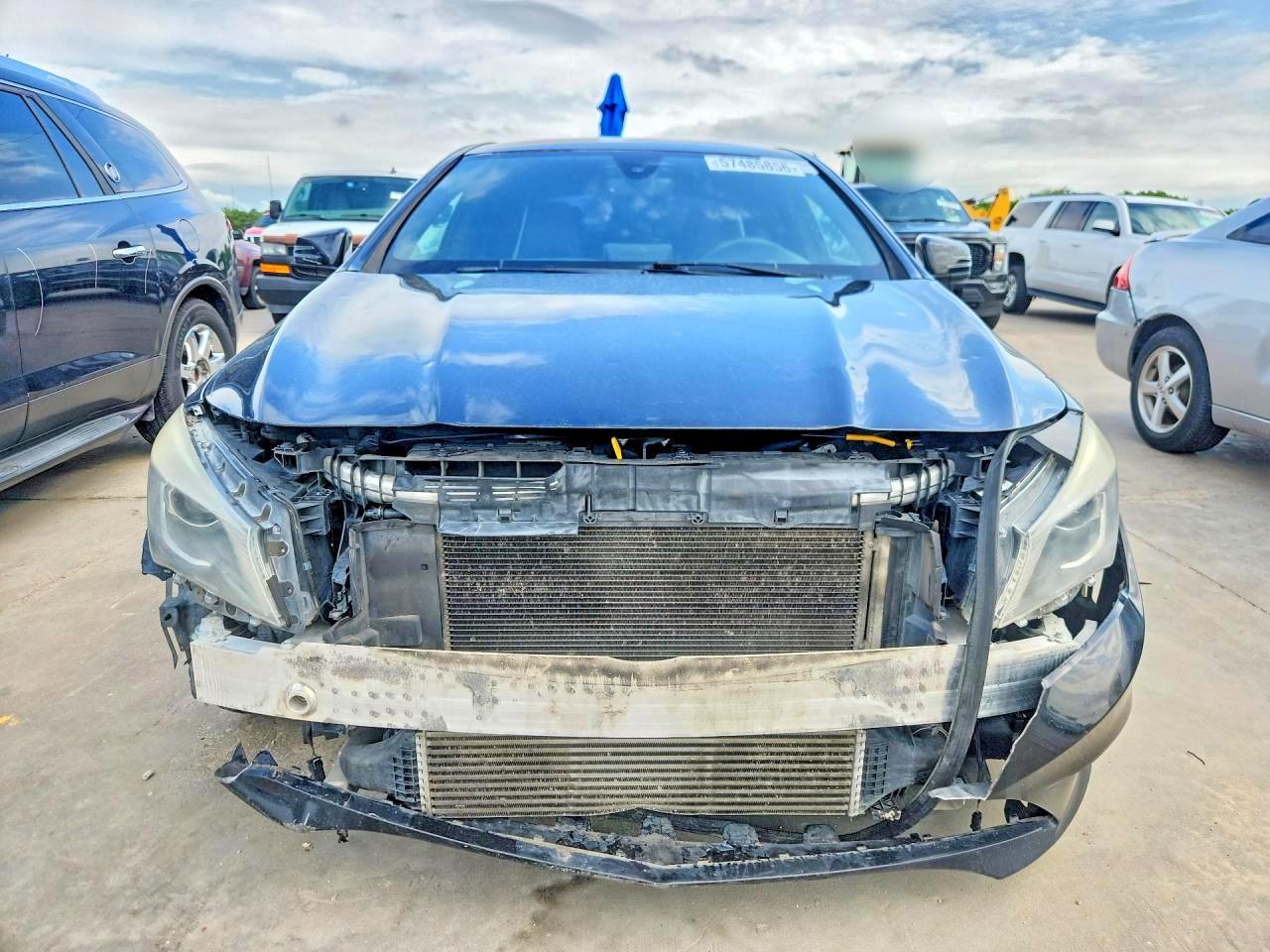 2015 Mercedes-Benz CLA-Class VIN WDDSJ4EB4FN171097 COPART salvage auction — Front End, TX - CERTIFICATE OF TITLE (P), sold $3,800 on 2026-07-08 (photo 5)
