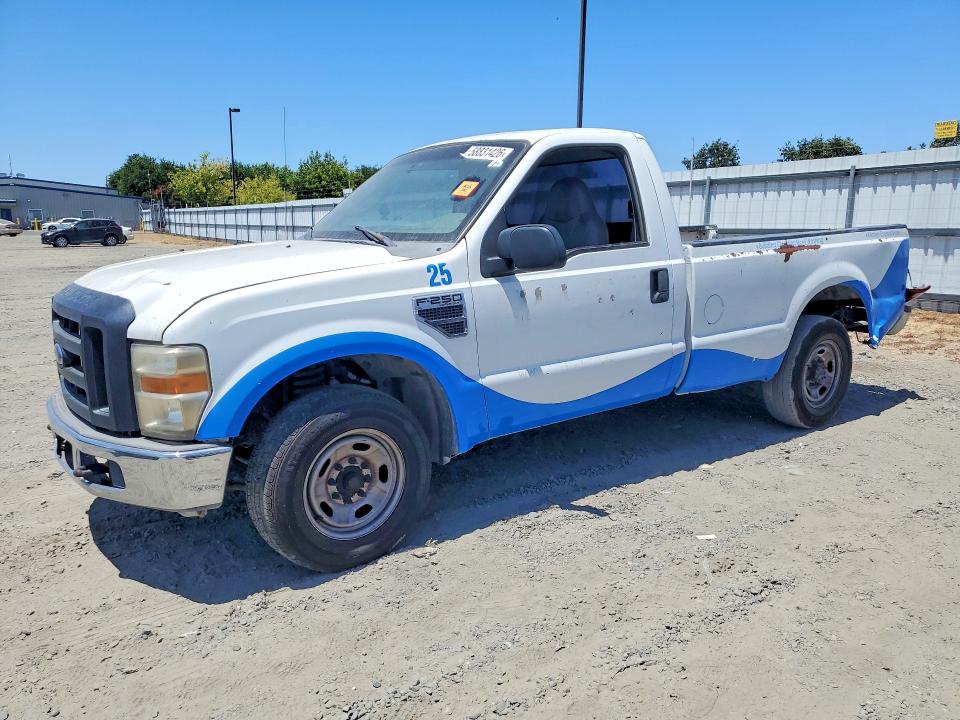 2008 Ford F250 VIN 1FTNF20528ED80386 COPART salvage auction — REAR END, Ca - Dlr/Dis/Exp Only Salvage Title, sold $100 on 2026-07-09 (photo 1)