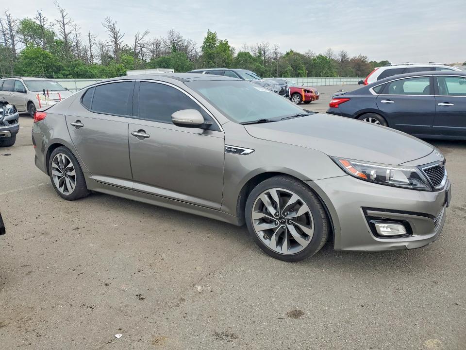 2015 Kia VIN 5XXGR4A66FG517339 COPART salvage auction — REAR END, Ny - Mv-907A Salvage Certificate, sold $725 on 2026-07-08 (photo 4)
