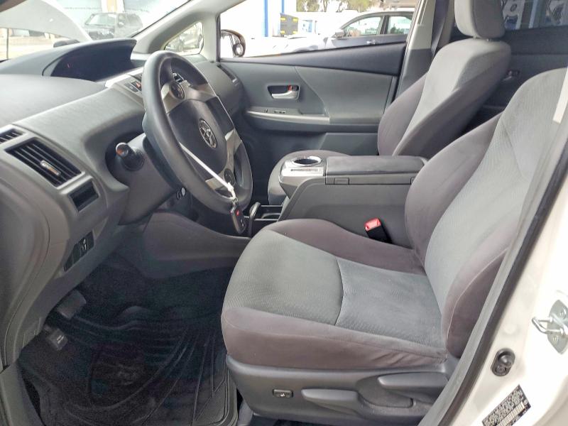 2014 Toyota Prius v VIN JTDZN3EU6EJ006098 COPART salvage auction — REAR END, CA - SALVAGE CERTIFICATE, sold $725 on 2026-07-23 (photo 7)