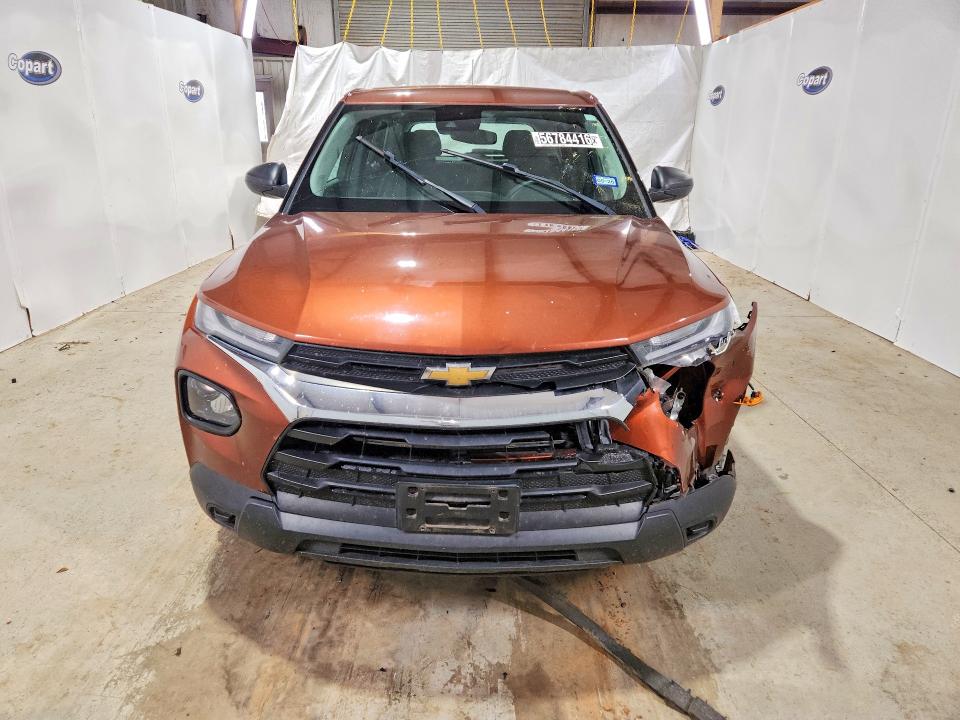 2021 Chevrolet Trailblazer VIN KL79MMS23MB110999 COPART salvage auction — FRONT END, Tx - Certificate Of Title, sold $2,850 on 2026-07-13 (photo 5)