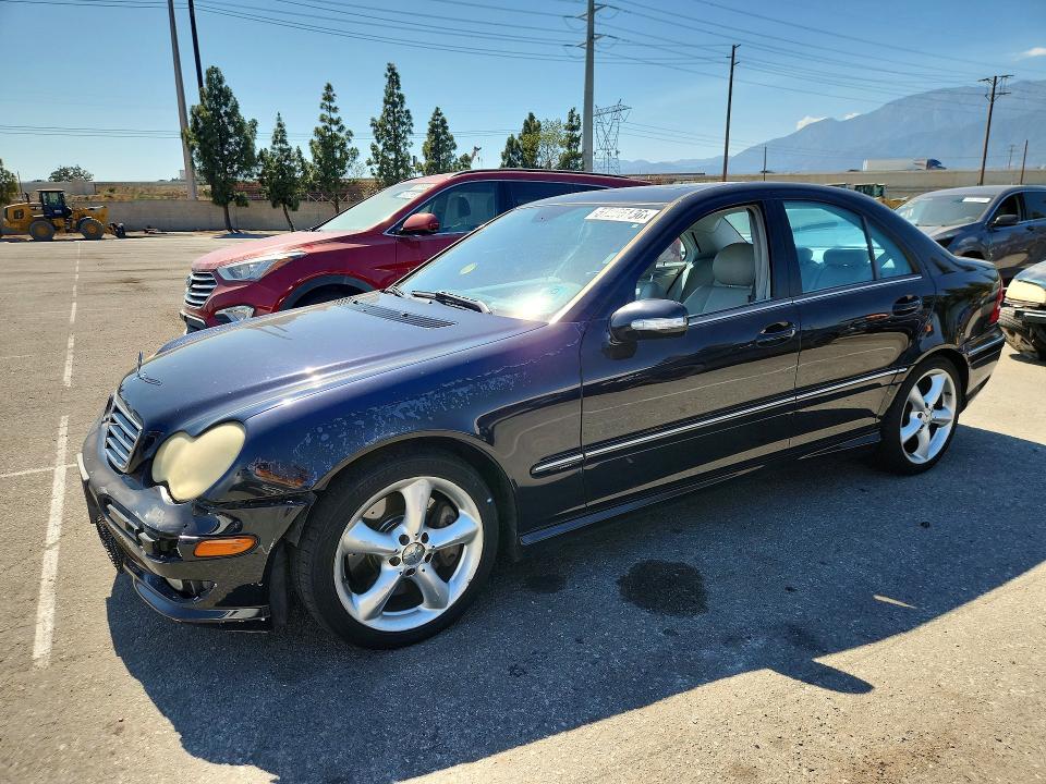 2005 Mercedes-benz C-klasse VIN WDBRF40J15F682475 COPART salvage auction — FRONT END, Ca - Salvage Certificate, sold $450 on 2026-07-16 (photo 1)
