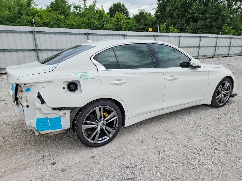 2019 Infiniti Q50 VIN JN1EV7AP5KM541152 COPART salvage auction — REAR END, AR - CERT OF TITLE-SALVAGE, sold $7,300 on 2026-07-27 (photo 3)