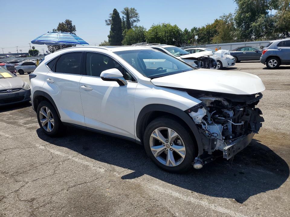 2017 Lexus Nx VIN JTJYARBZ7H2055493 COPART salvage auction — FRONT END, Ca - Salvage Certificate, sold $4,050 on 2026-07-02 (photo 4)