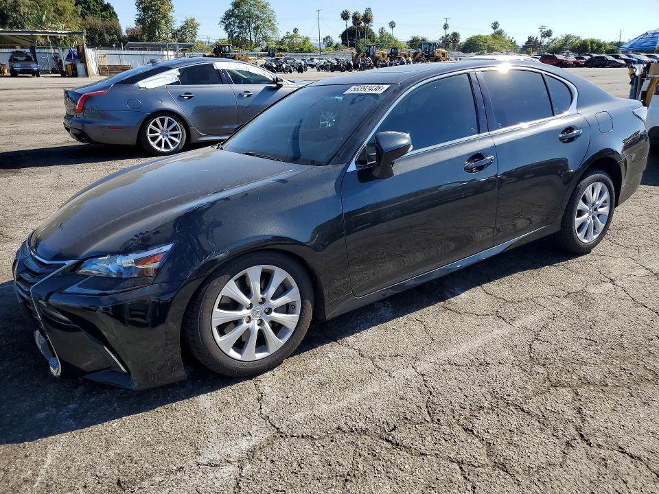 2016 Lexus Gs VIN JTHBA1BL0GA001963 COPART salvage auction — FRONT END, Ca - Salvage Certificate, sold $6,500 on 2026-07-24 (photo 1)