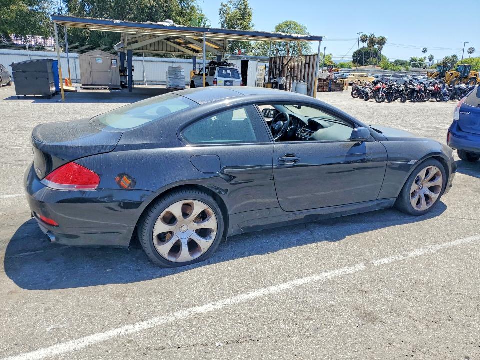 2006 BMW 6 series VIN WBAEH13416CR50861 COPART salvage auction — SIDE, Ca - Dis/Dlr/Exp Only Clean Title, sold $1,650 on 2026-07-31 (photo 3)