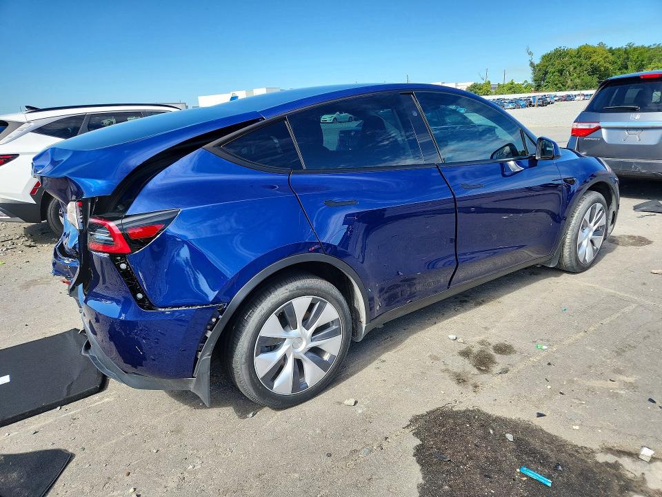 2023 Tesla VIN 7SAYGDEE5PA157836 COPART salvage auction — REAR END, Fl - Cert Of Title Slvg Rebuildable, sold $9,400 on 2026-07-27 (photo 3)
