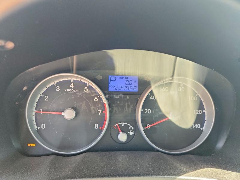 2010 Hyundai Accent VIN KMHCN4AC1AU486435 COPART salvage auction — REAR END, Az - Cert Of Title - Salvage, sold $875 on 2026-07-14 (photo 9)