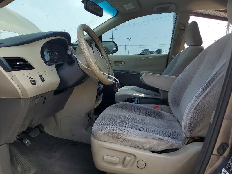2011 Toyota Sienna VIN 5TDKK3DC8BS046488 COPART salvage auction — SIDE, Ca - Salvage Certificate, sold $925 on 2026-07-23 (photo 7)