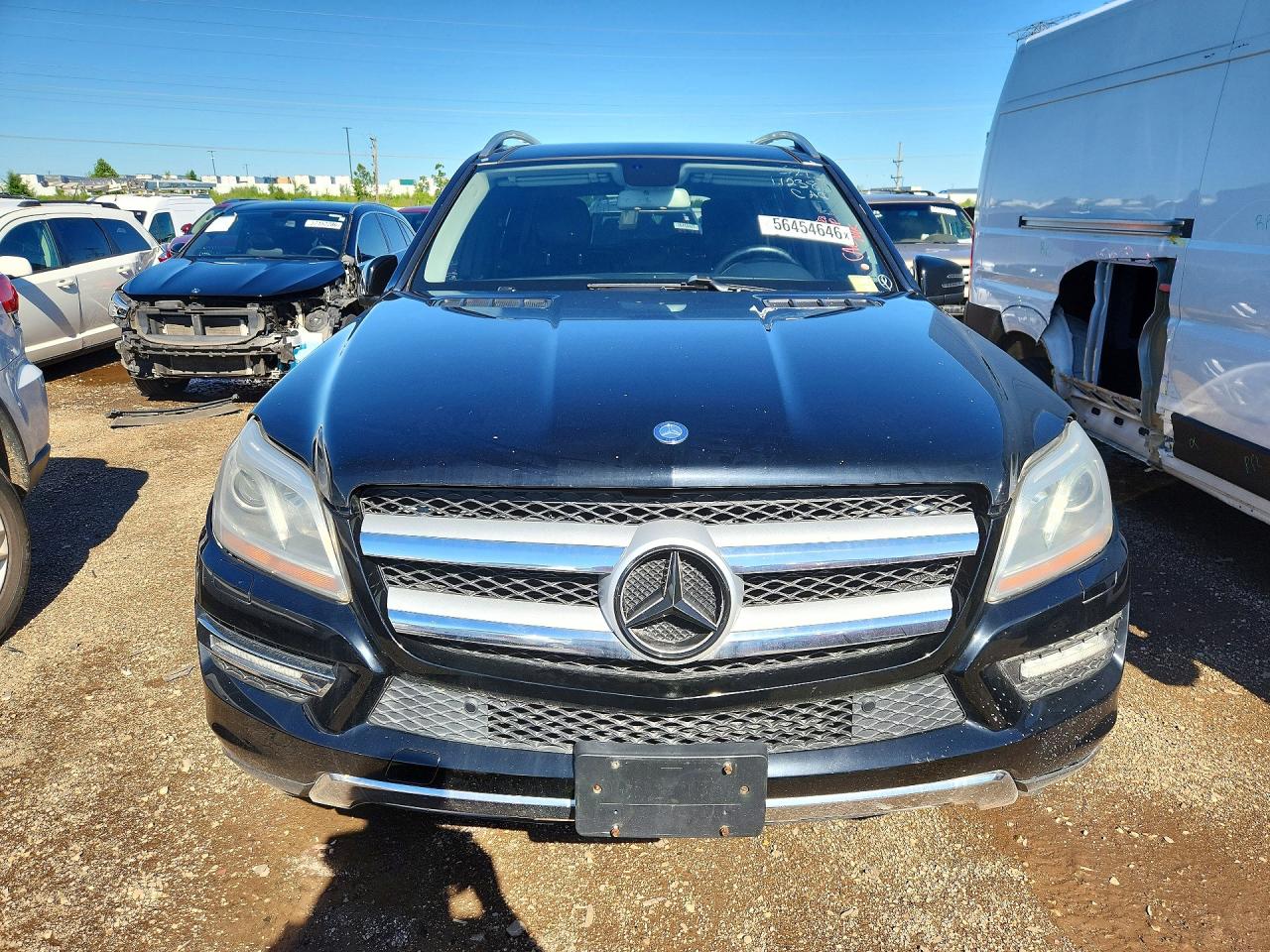 2013 Mercedes-Benz GL-Class VIN 4JGDF7CE9DA112386 COPART salvage auction — Front End, IL - CERTIFICATE OF TITLE (P), sold $2,300 on 2026-07-08 (photo 5)